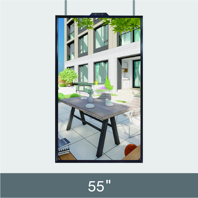 55” shop window  Ad Display  D236-1 Series